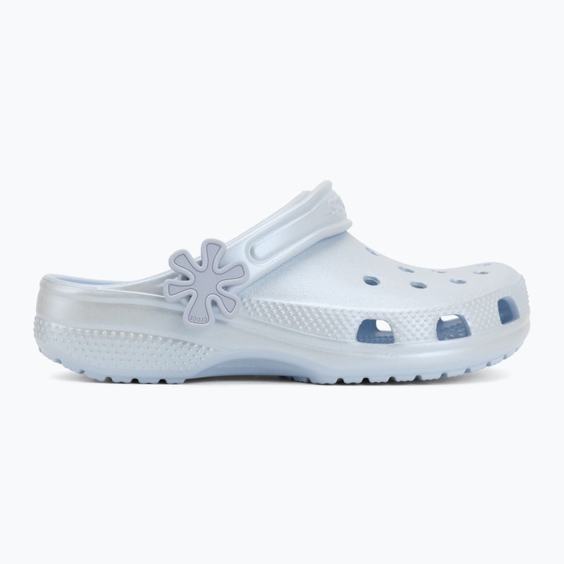 Șlapi pentru copii Crocs Classic Pearl Shine blue frost 3