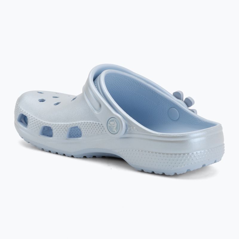 Șlapi pentru copii Crocs Classic Pearl Shine blue frost 4