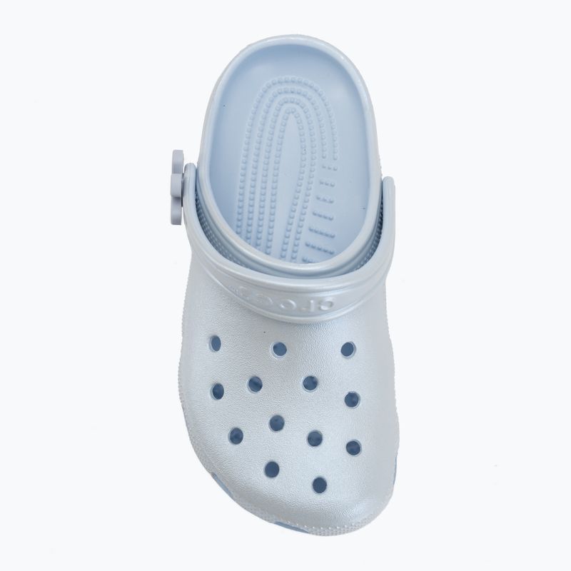 Șlapi pentru copii Crocs Classic Pearl Shine blue frost 6