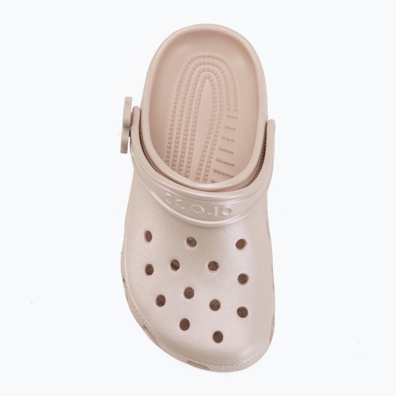 Șlapi pentru copii Crocs Classic Pearl Shine quartz 6