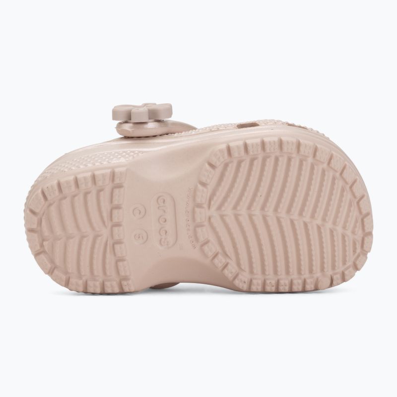 Șlapi pentru copii Crocs Classic Pearl Shine 212815 quartz 5