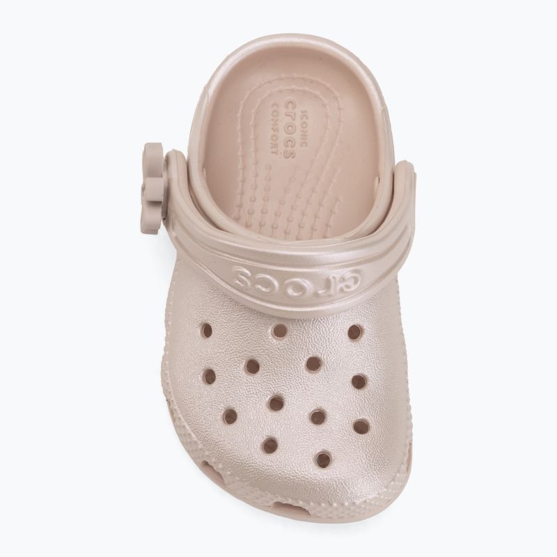 Șlapi pentru copii Crocs Classic Pearl Shine 212815 quartz 6