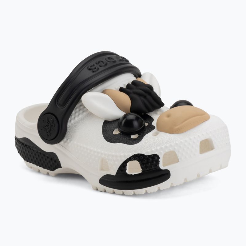 Șlapi pentru copii Crocs Classic I Am Cow Glow