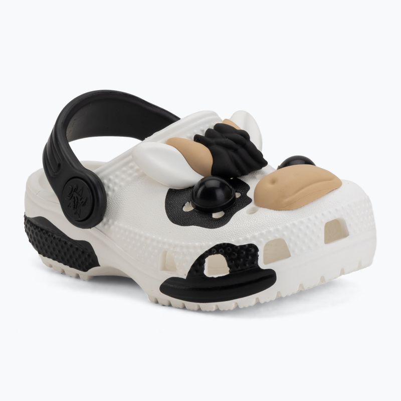 Șlapi pentru copii Crocs Classic I Am Cow Glow 2