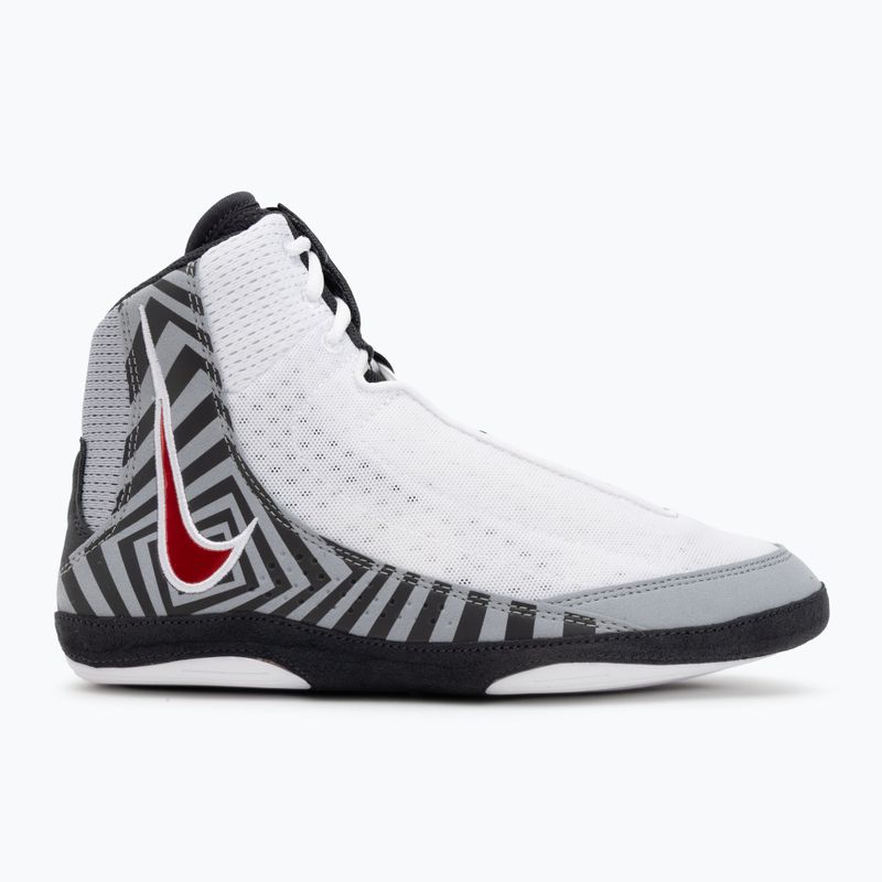 Încălțăminte de lupte Nike Inflict 4 SE white/university red/wolf grey/anthracite 2