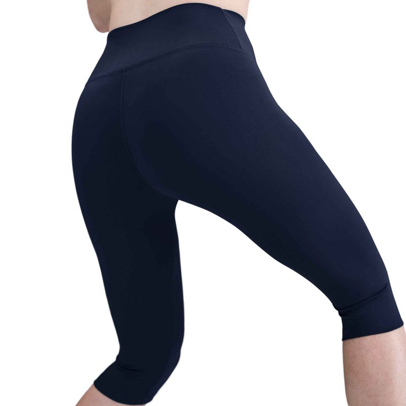 Colanți pentru femei Nike One High Waisted Capri midnight navy/white 5