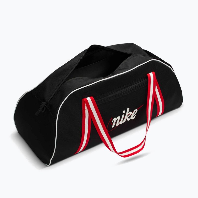 Geantă de antrenament pentru femei Nike Gym Club Retro 24 l black/university red/sail 4