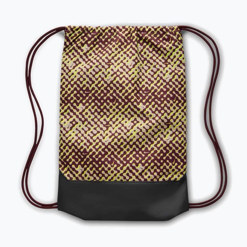 Sac Nike Brasilia 9.5 18 l burgundy crush/black/volt 2