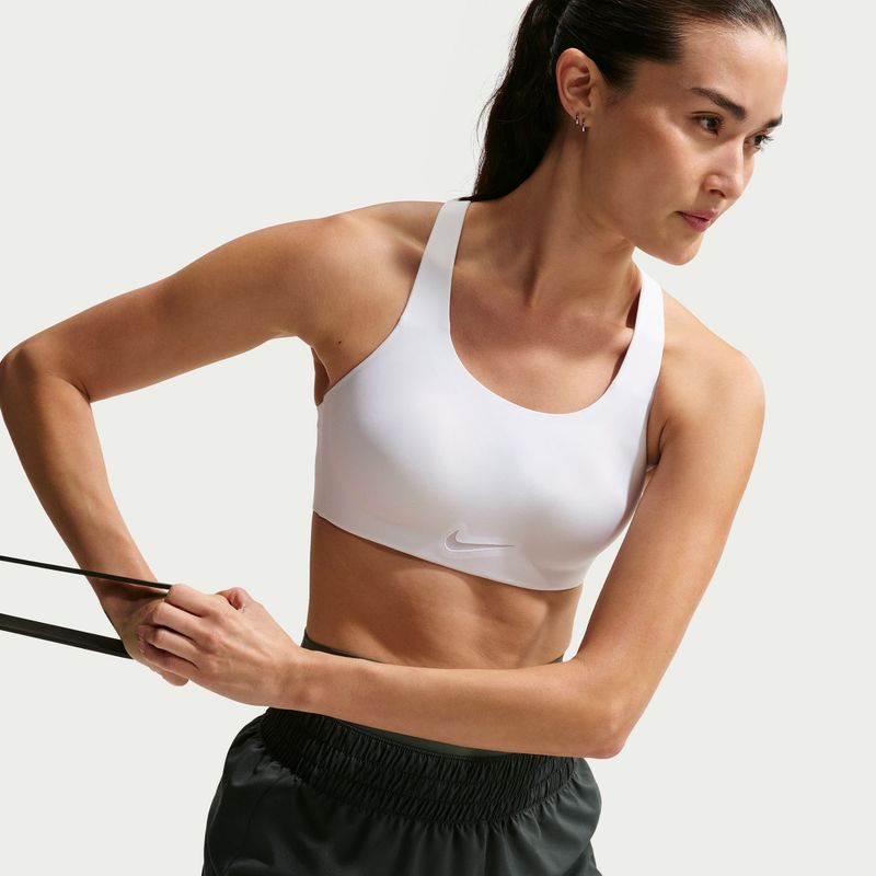 Sutien de antrenament Nike Rival Ultrahigh Support white 6