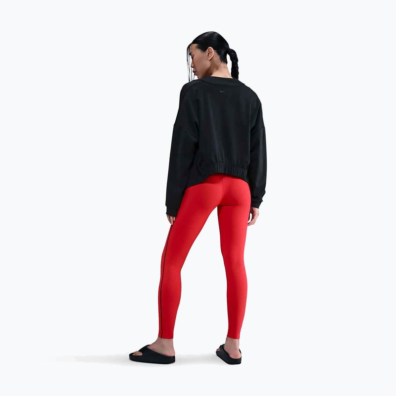Colanți pentru femei Nike One High-Waisted light crimson/black 3
