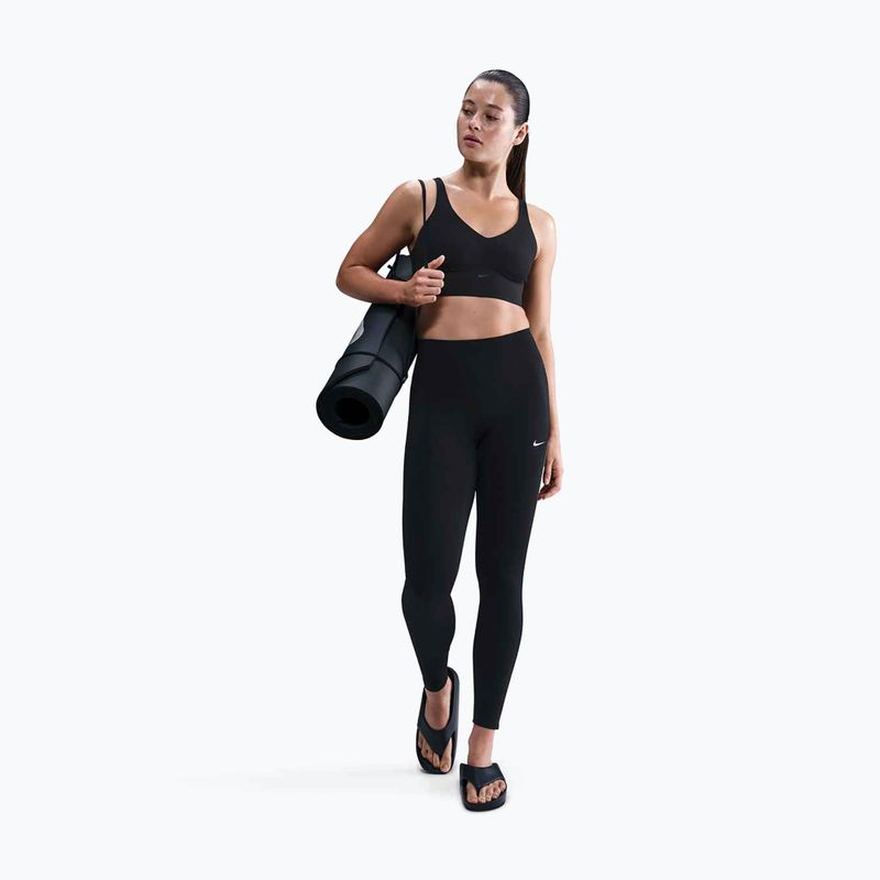 Colanți pentru femei Nike One High-Waisted black/white 2