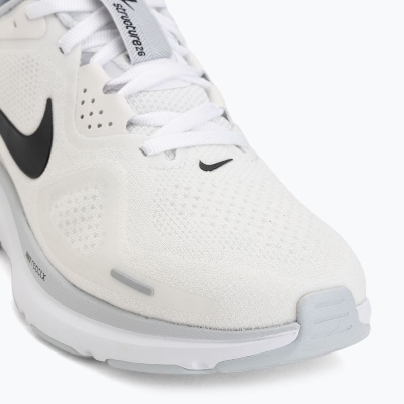 Încălțăminte de alergare pentru femei Nike Structure 26 white/pure platinum/black 7