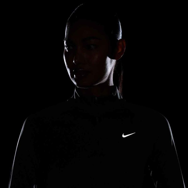 Bluză de alergare pentru femei Nike Tempo Dri-Fit 1 / 4 Zip black 4