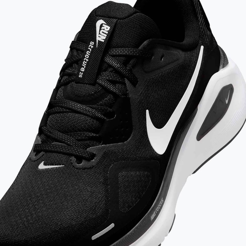 Încălțăminte de alergare bărbați Nike Structure 26 black/cool grey/metallic silver/white 8