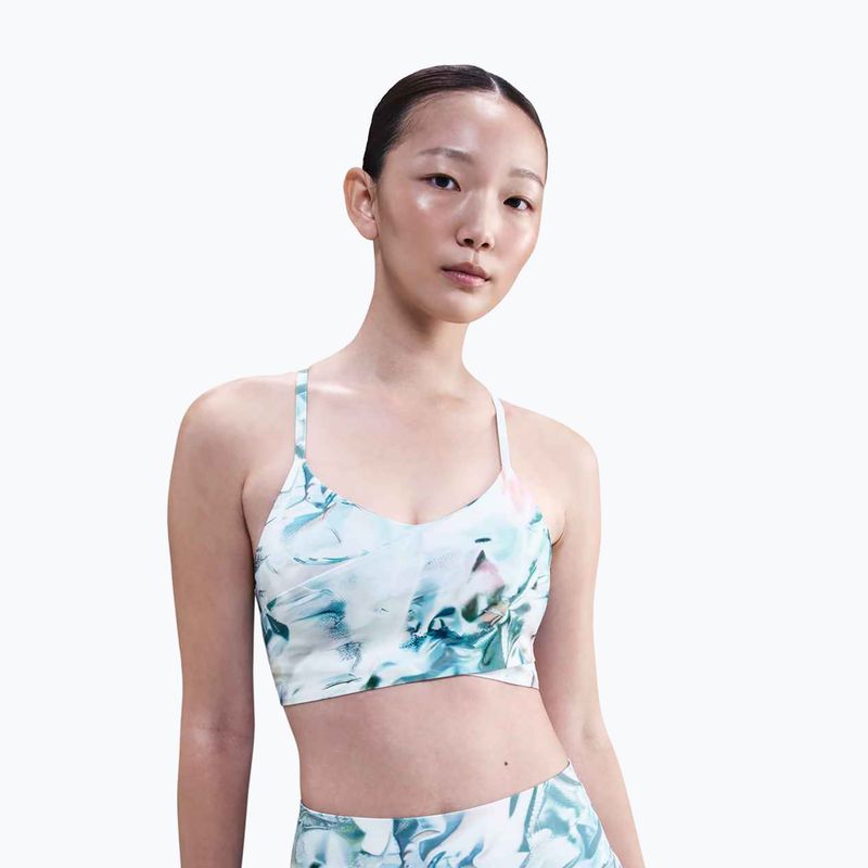 Sutien de antrenament Nike Indy Artist Collection Light-Support blue tint