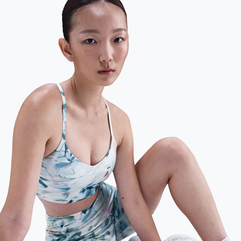 Sutien de antrenament Nike Indy Artist Collection Light-Support blue tint 5