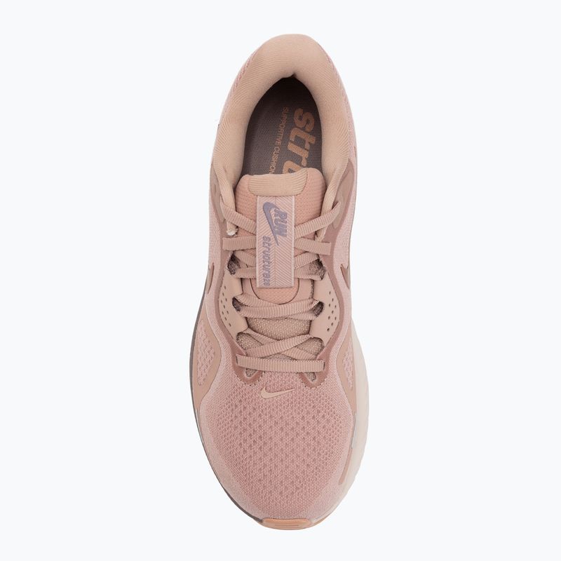Încălțăminte de alergare pentru femei Nike Structure 26 particle pink/taupe grey/silt red/metal rose gold 5
