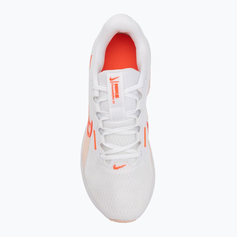 Încălțăminte de alergare pentru femei Nike Downshifter 13 astronomy white / bright crimson / washed coral 5