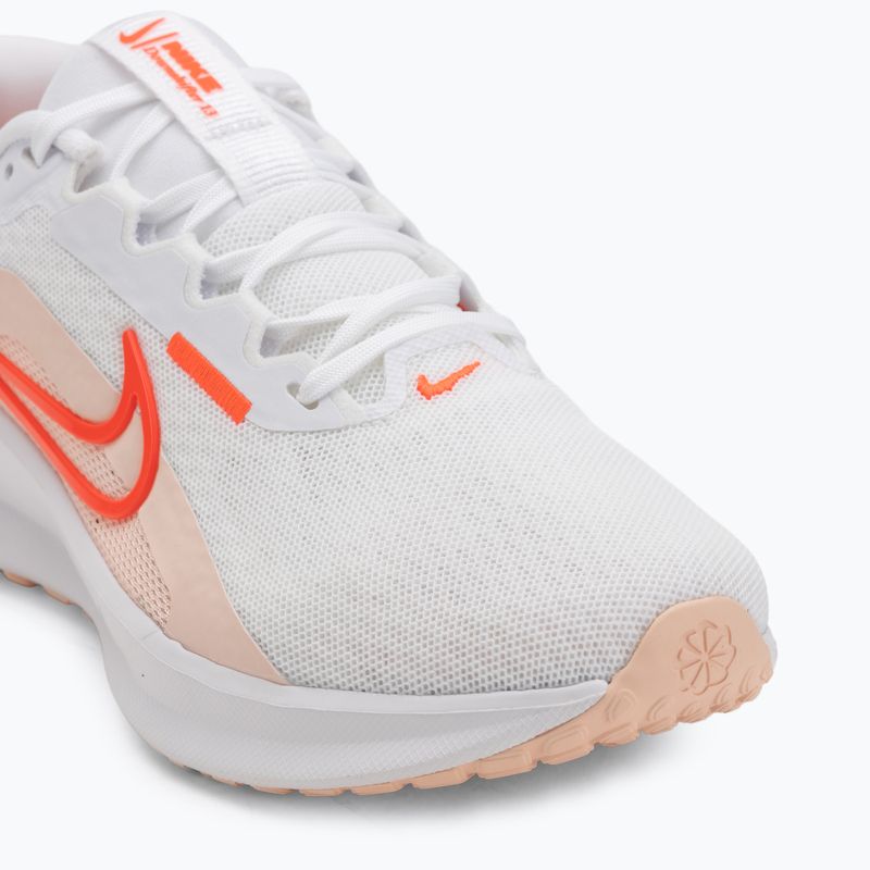 Încălțăminte de alergare pentru femei Nike Downshifter 13 astronomy white / bright crimson / washed coral 7