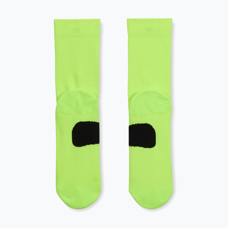 Șosete Nike Running Midweight Crew Volt/Black/Black 3