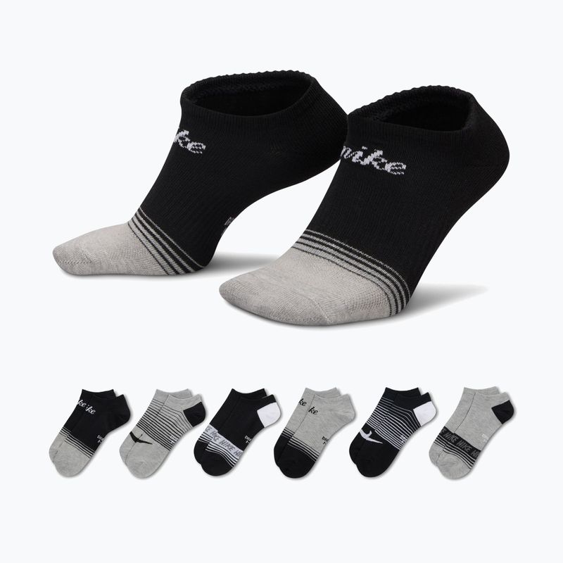 Șosete pentru femei Nike Everyday Lightweight No Show 6 perechi multi-color/900 3