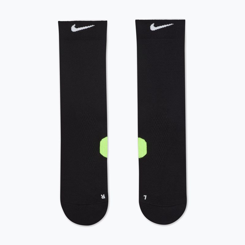 Șosete Nike Running Midweight Crew black/smoke grey/white 2