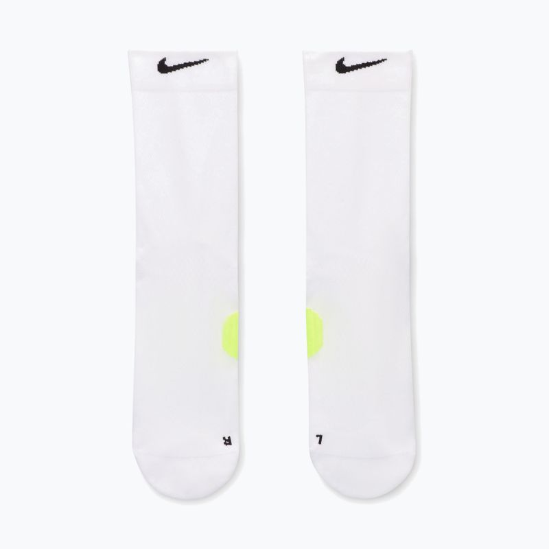 Șosete Nike Running Midweight Crew white/volt/black 2