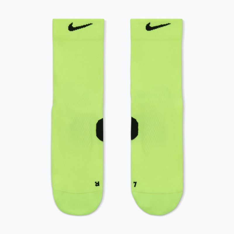 Șosete Nike Running Midweight Micro Crew volt/black/black 2
