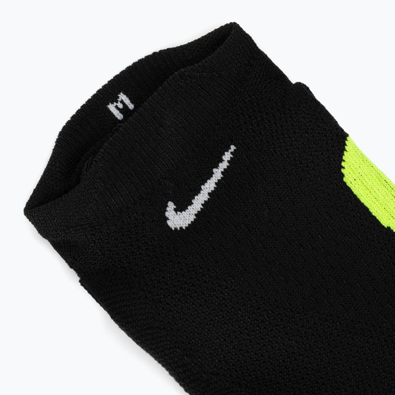 Șosete Nike Running Midweight No-Show black/smoke grey/white 3