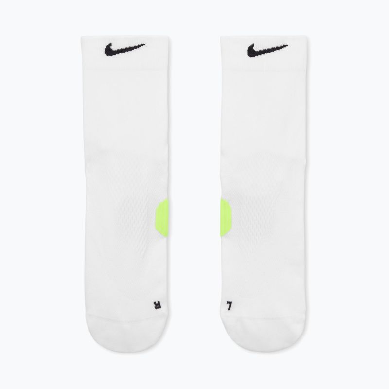 Șosete Nike Running Midweight Micro Crew white/volt/black 2