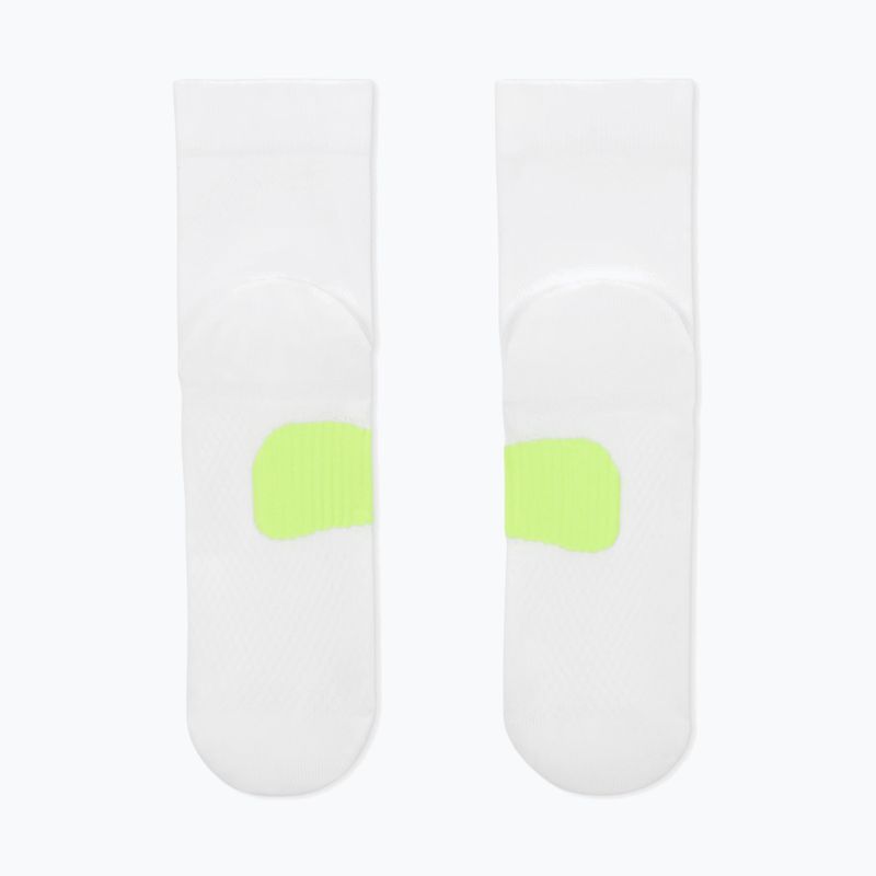 Șosete Nike Running Midweight Micro Crew white/volt/black 3