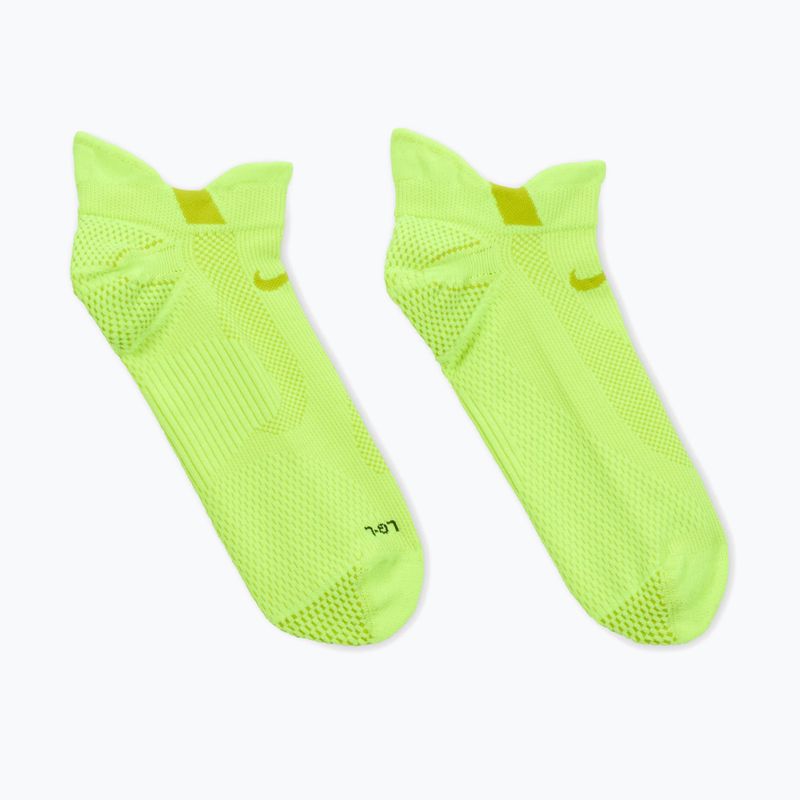 Șosete Nike Running Lightweight No-Show Volt/Bright Cactus/Black/Bright Cactus 3