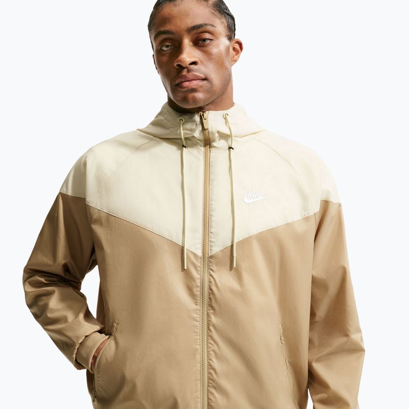 Geacă pentru bărbați Nike Sportswear Windrunner parachute beige/light khaki/white 4
