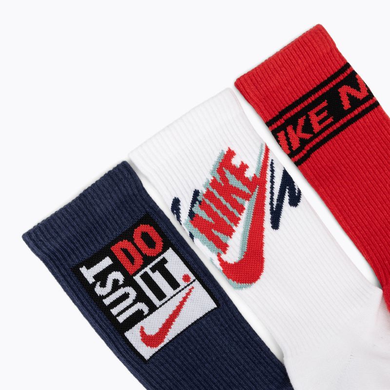 Șosete Nike Everyday Plus Crew 3 perechi multi-color/904 6
