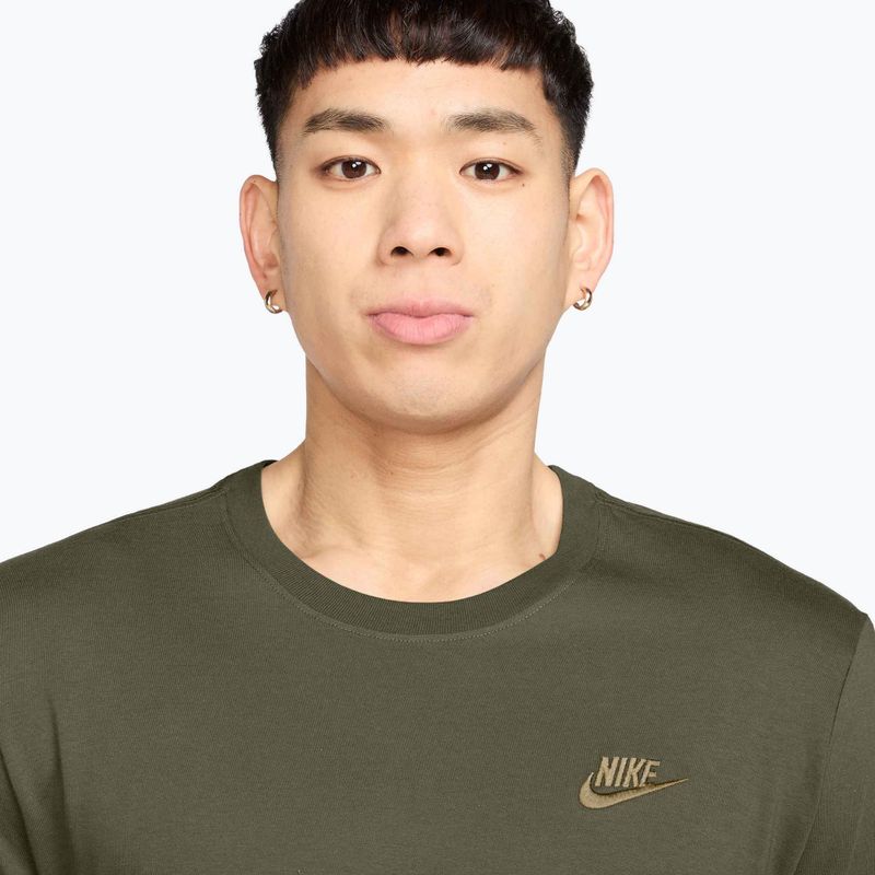 Tricou pentru bărbați Nike Sportswear Club medium olive/parachute beige 3