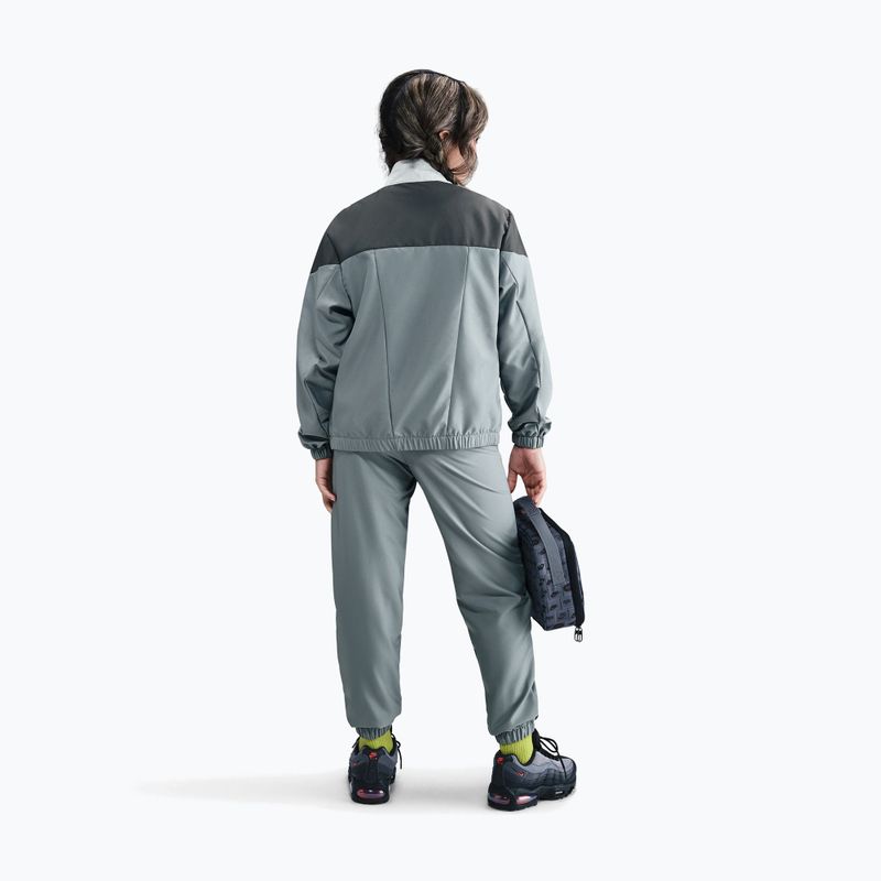 Trening pentru copii Nike Sportswear Woven smoke grey/light smoke grey/white 5