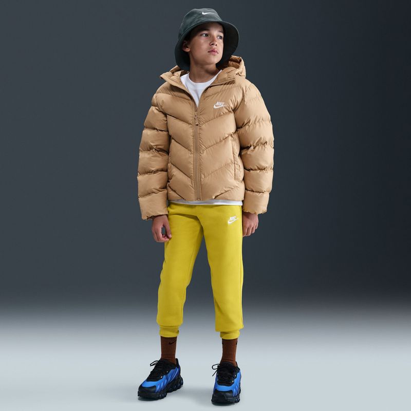 Geacă izolată pentru copii Nike Sportswear All Day Play hemp/white 9