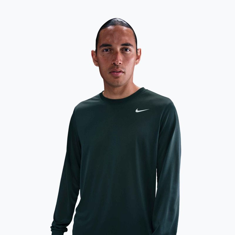Longsleeve de antrenament pentru bărbați Nike Dri-FIT Legend seaweed/matte silver 4