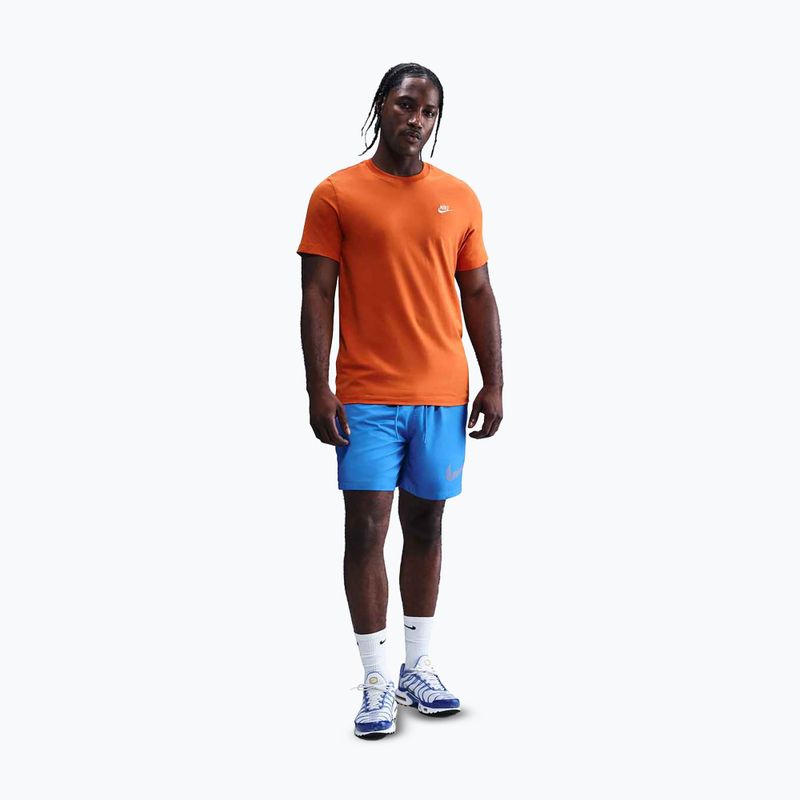 Tricou pentru bărbați Nike Sportswear Club Campfire Orange 2