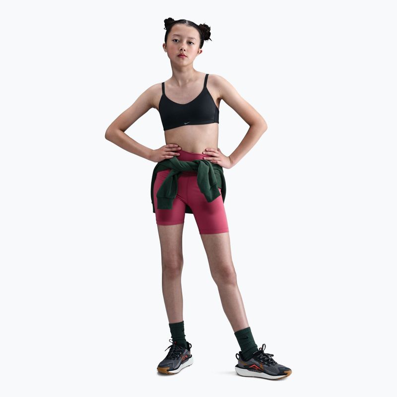 Sutien pentru fete Nike Alate black/white 2