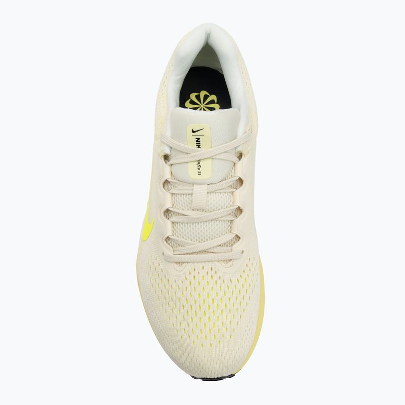 Încălțăminte de alergare pentru bărbați Nike Winflo 11 coconut milk/neon yellow/light zitron/volt 5