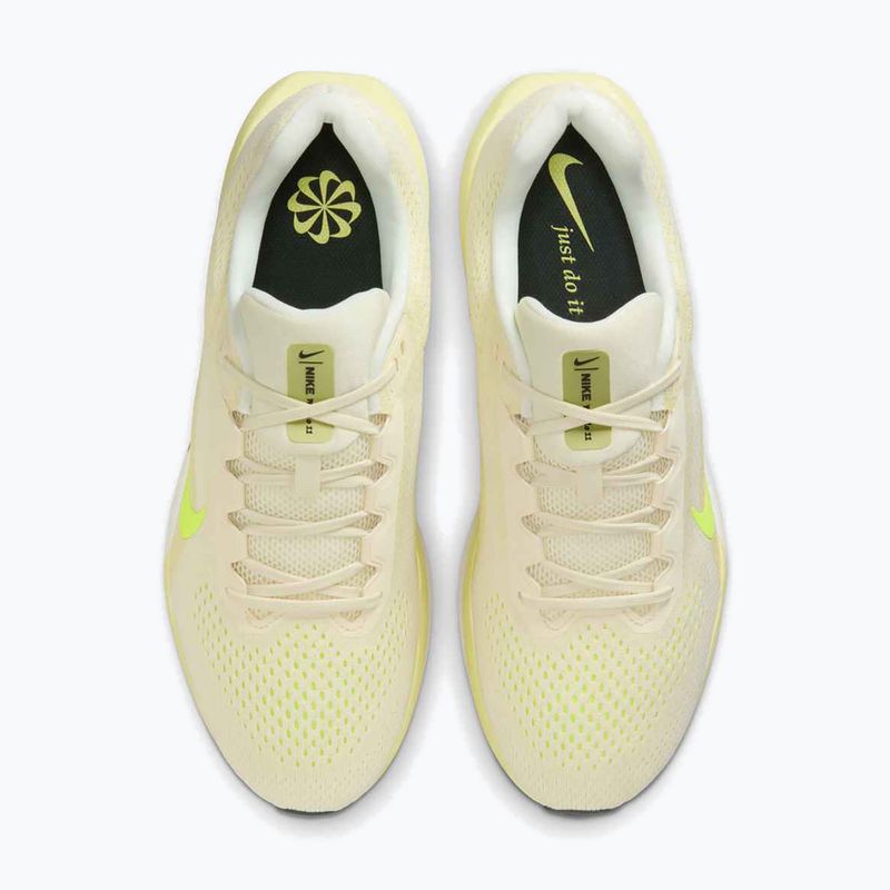 Încălțăminte de alergare pentru bărbați Nike Winflo 11 coconut milk/neon yellow/light zitron/volt 10