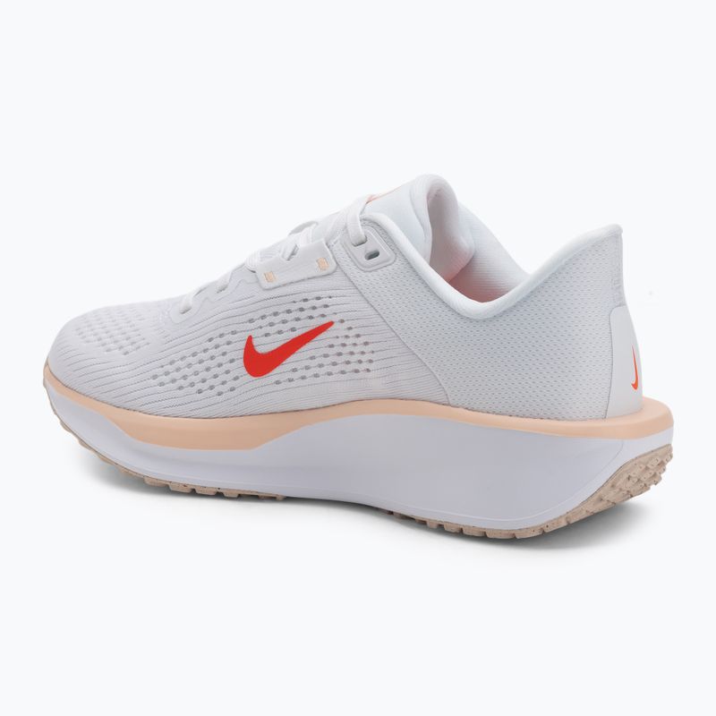 Încălțăminte de alergare pentru femei Nike Quest 6 white / bright crimson / washed coral 3