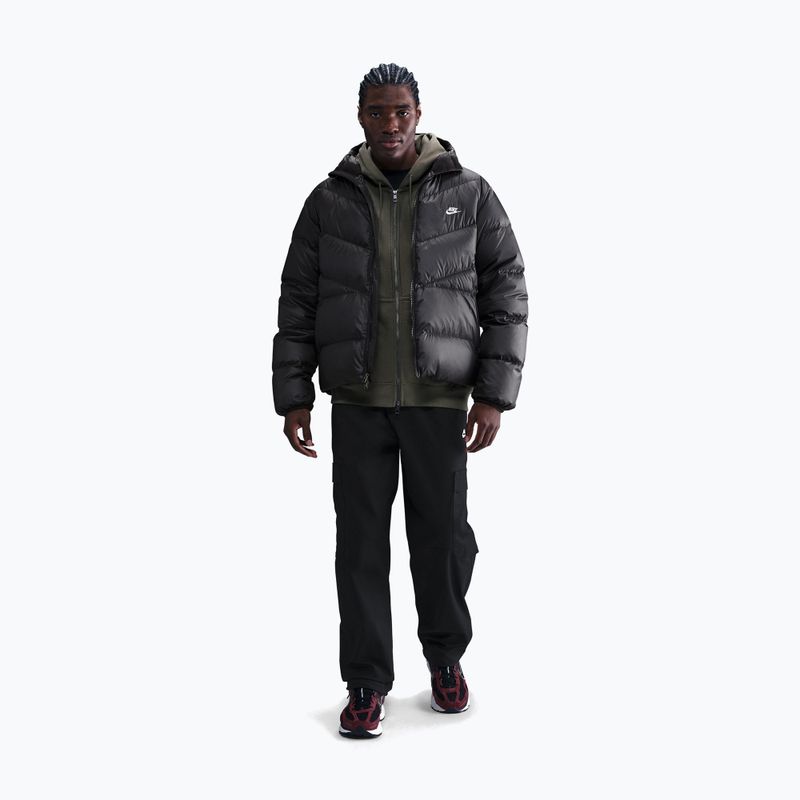 Geacă cu puf pentru bărbați Nike Windrunner black/black/white 2