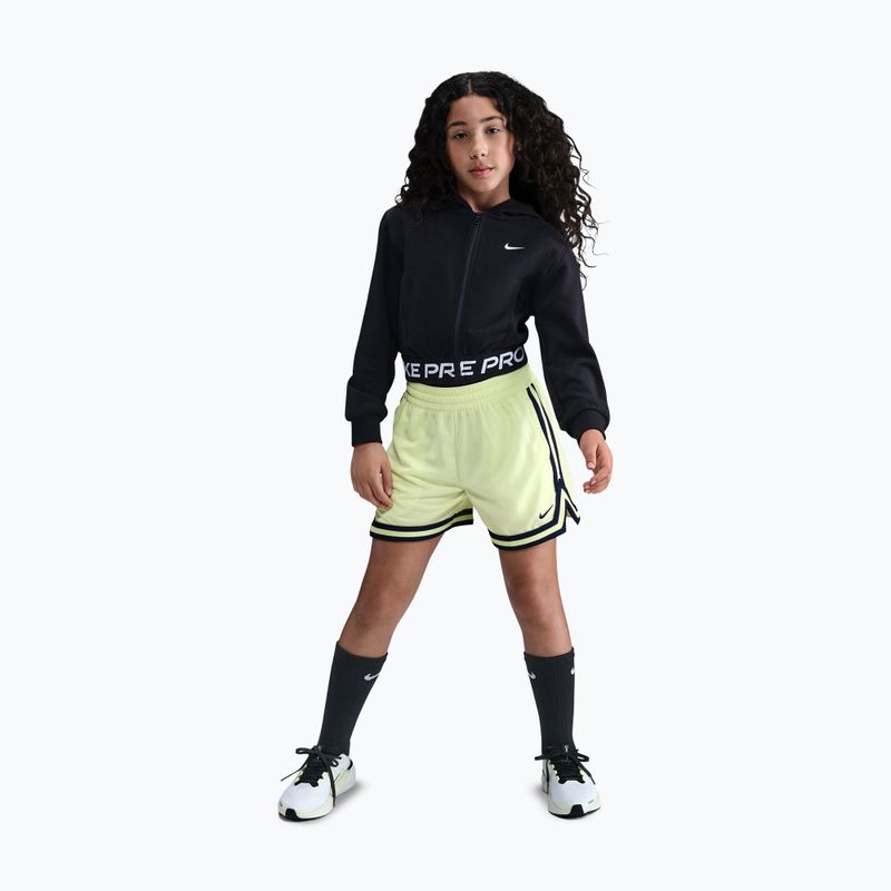 Bluză pentru copii Nike Pro Fleece black/black/black/white 2