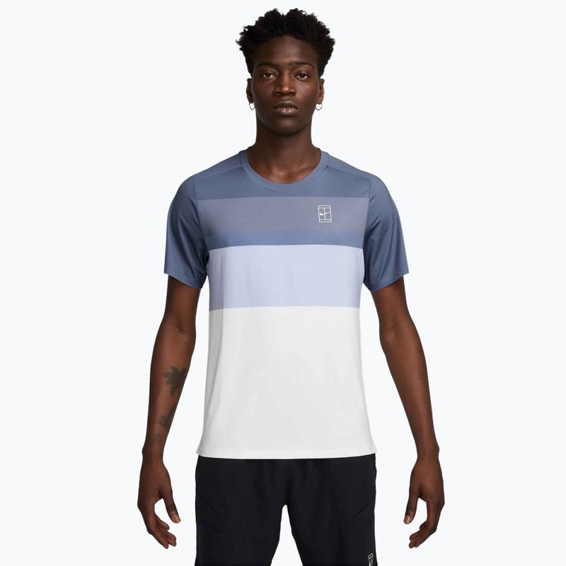 Tricou de tenis pentru bărbați Nike Court Dri-Fit Advantage world indigo / white