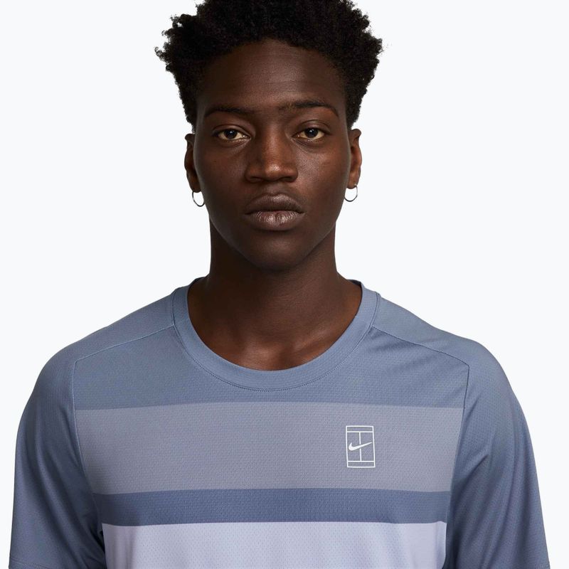 Tricou de tenis pentru bărbați Nike Court Dri-Fit Advantage world indigo / white 3