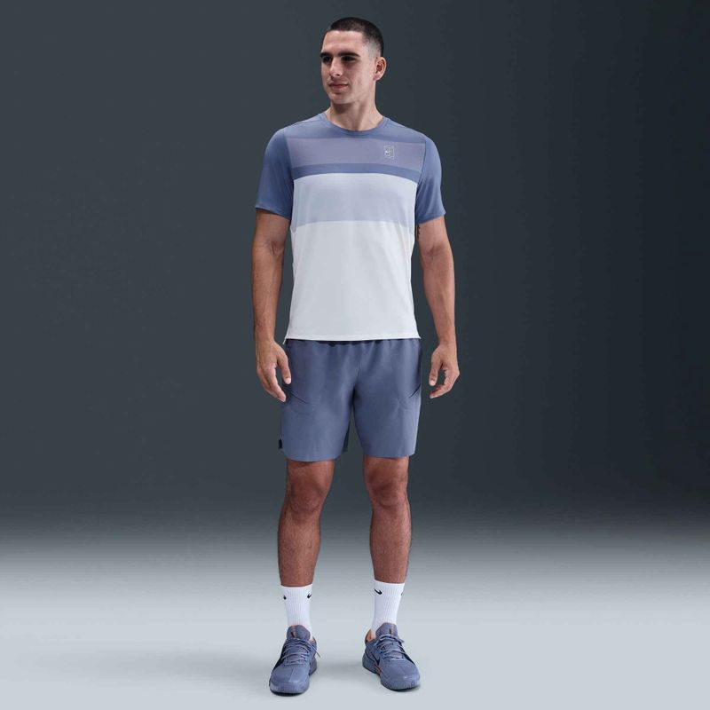 Tricou de tenis pentru bărbați Nike Court Dri-Fit Advantage world indigo / white 5