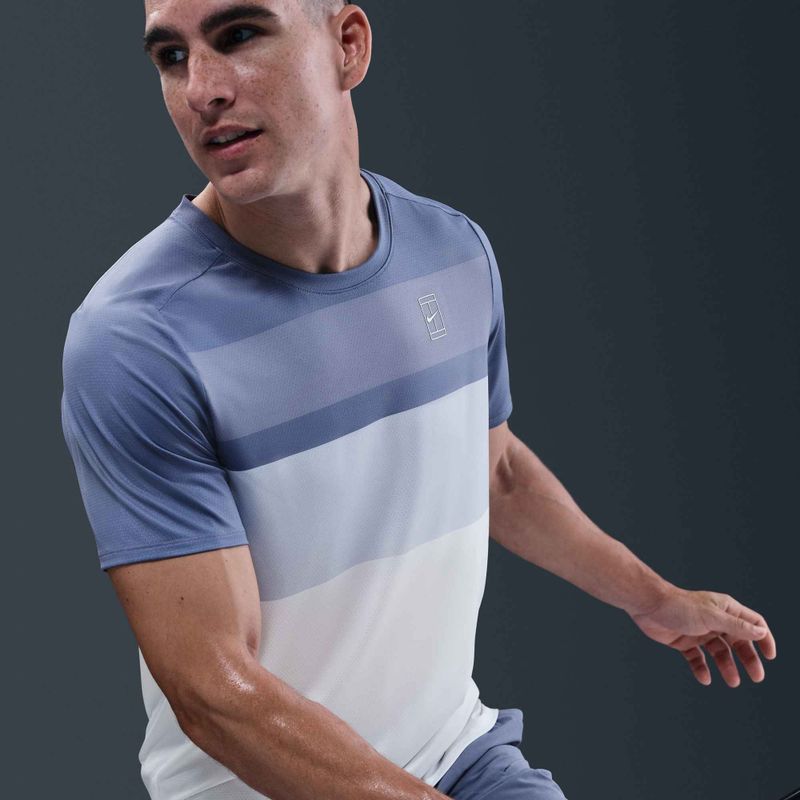 Tricou de tenis pentru bărbați Nike Court Dri-Fit Advantage world indigo / white 7