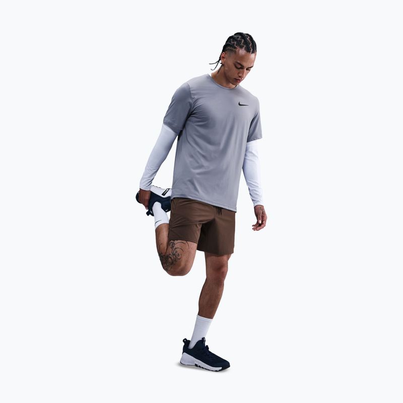 Pantaloni scurți de antrenament pentru bărbați Nike Unlimited baroque brown/black/baroque brown 2